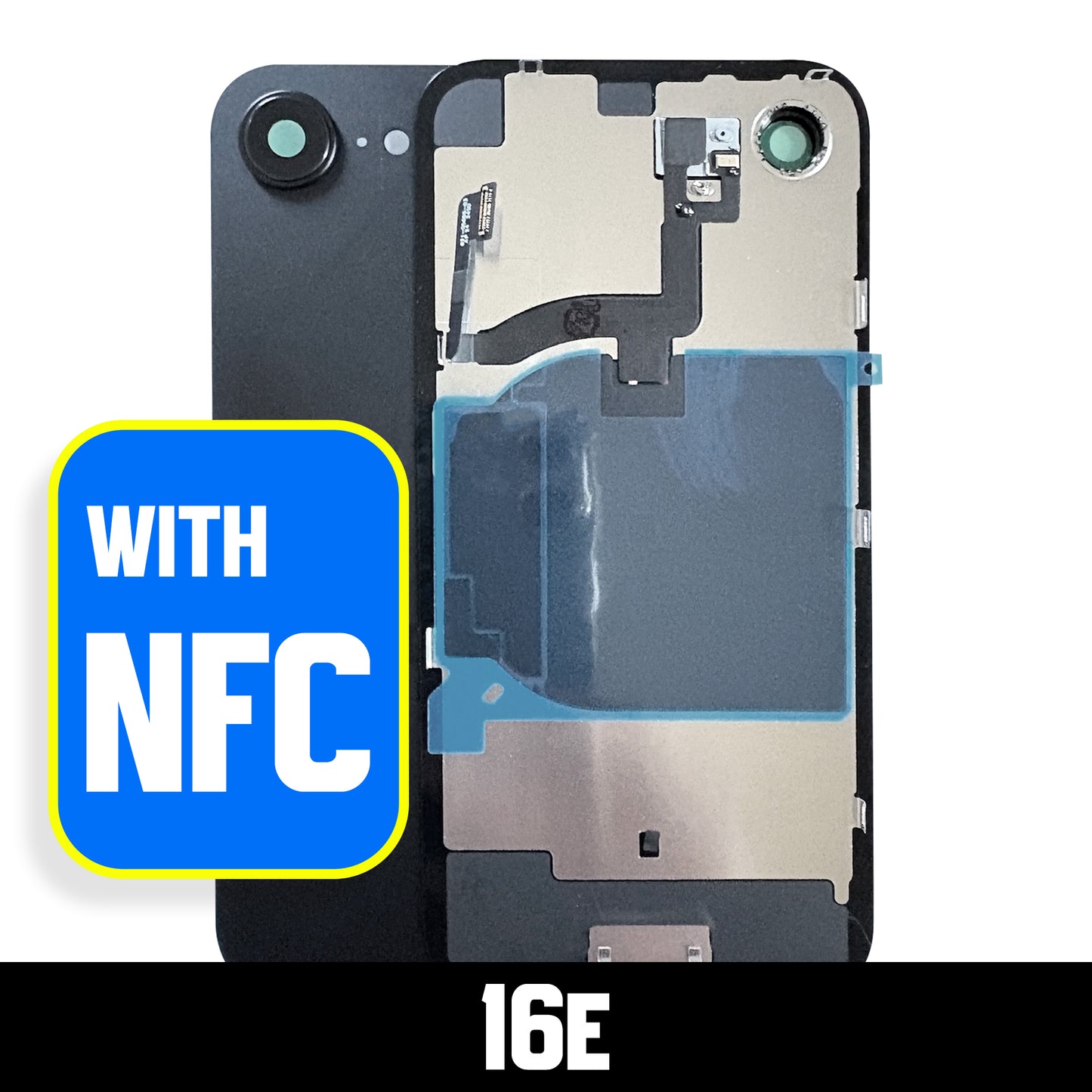 Back Glass W/ Pre-installed NFC for IPHONE 16e  - After Market