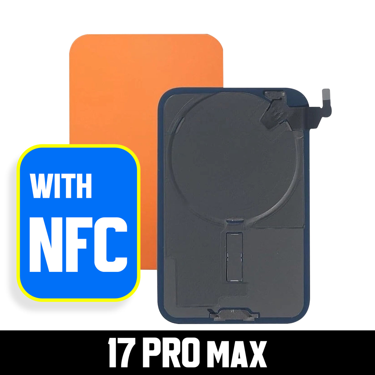 Back Glass W/MagSafe Magnet & NFC for IPHONE 17 PRO MAX - After Market