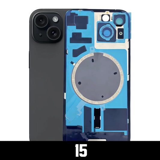 Back Glass W/MagSafe Magnet & Steel Plate for IPHONE 15  - After Market